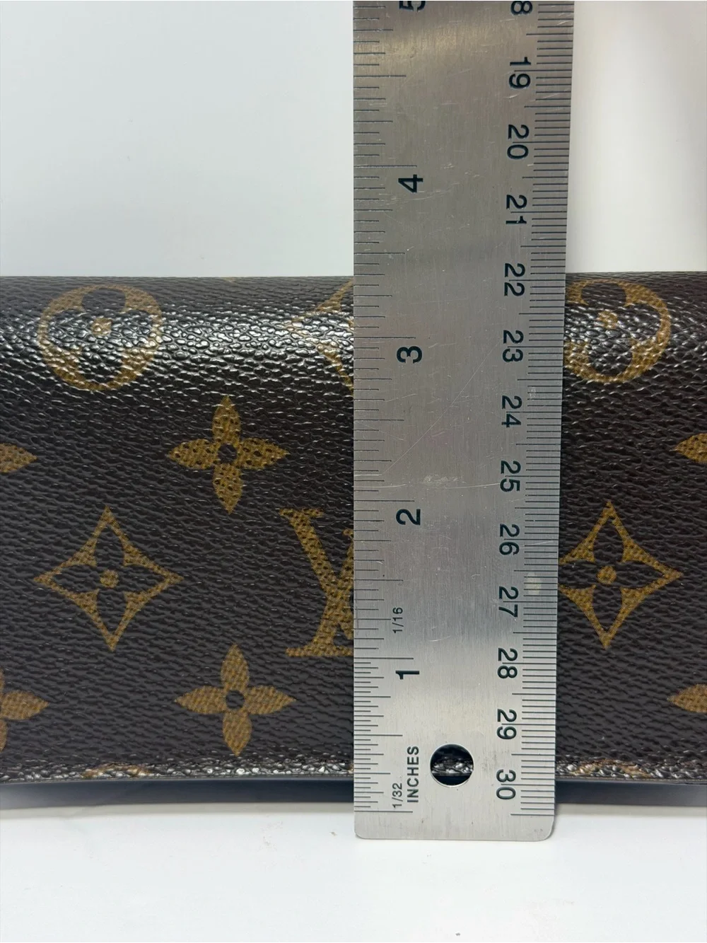 Louis Vuitton Monogram Canvas Long Wallet - Brown and Gold